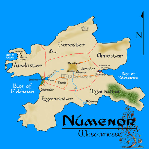 Numenor Map